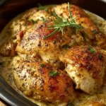 Ranch Chicken Crock Pot Recipe with tender chicken and delicious seasoning